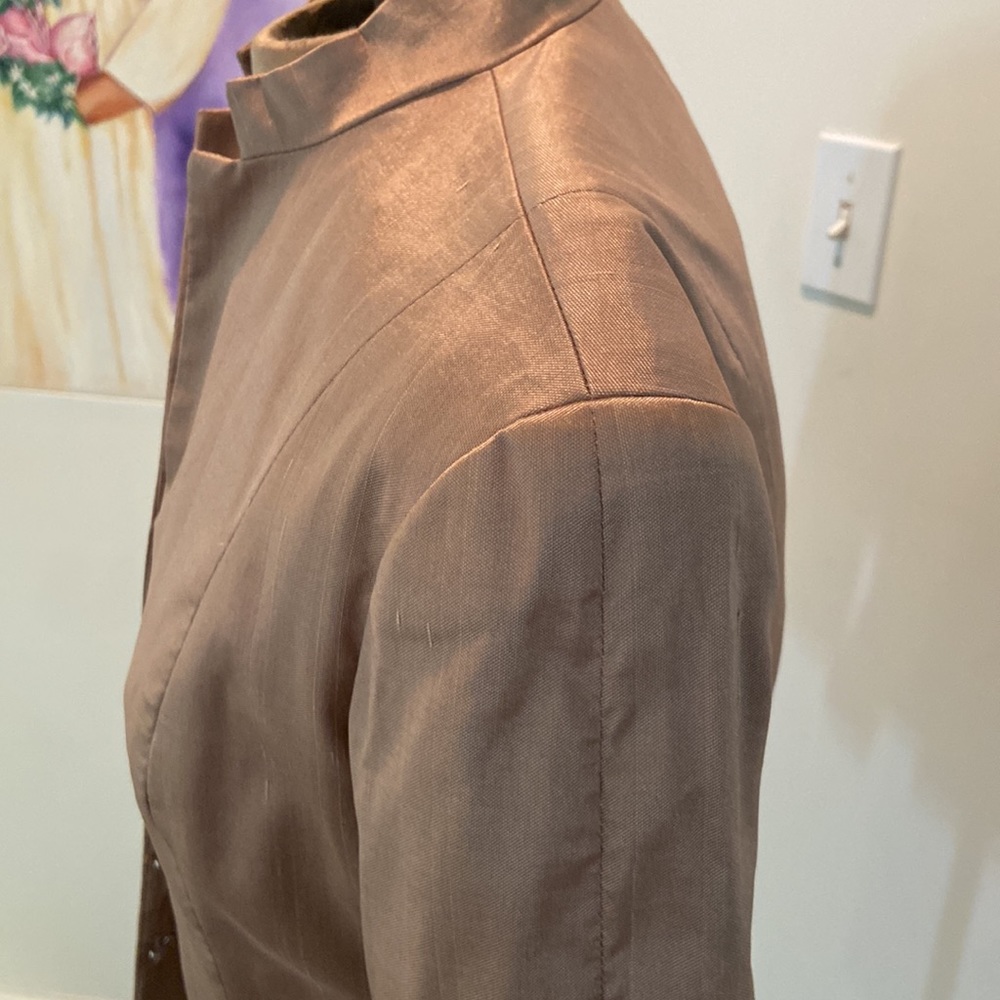 Jenne Mac Silk Cropped Jacket - image 3